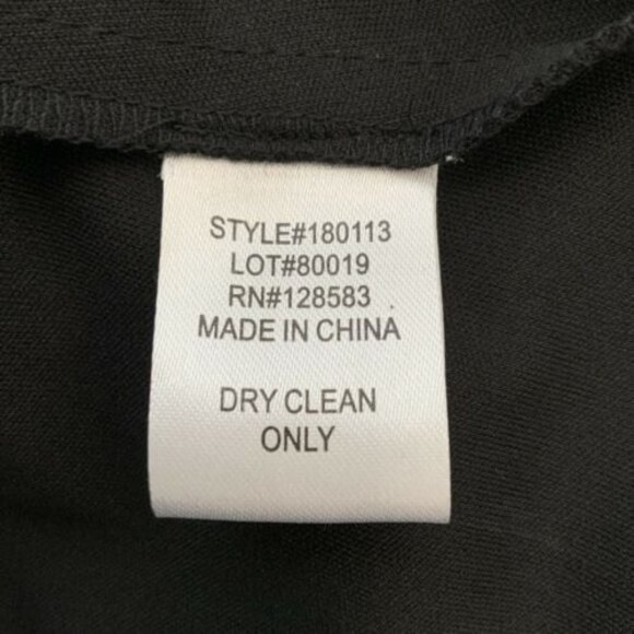 Decode 1.8 Prom Dress Black Silk Sleeveless V-neck Built In Bra 2 - Picture 10 of 12
